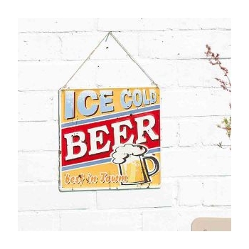 Tabliczka metalowa Ice Cold Beer