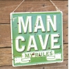 Tabliczka Man Cave My Rules